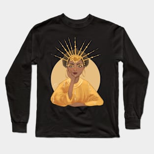 African Girl Sun Long Sleeve T-Shirt